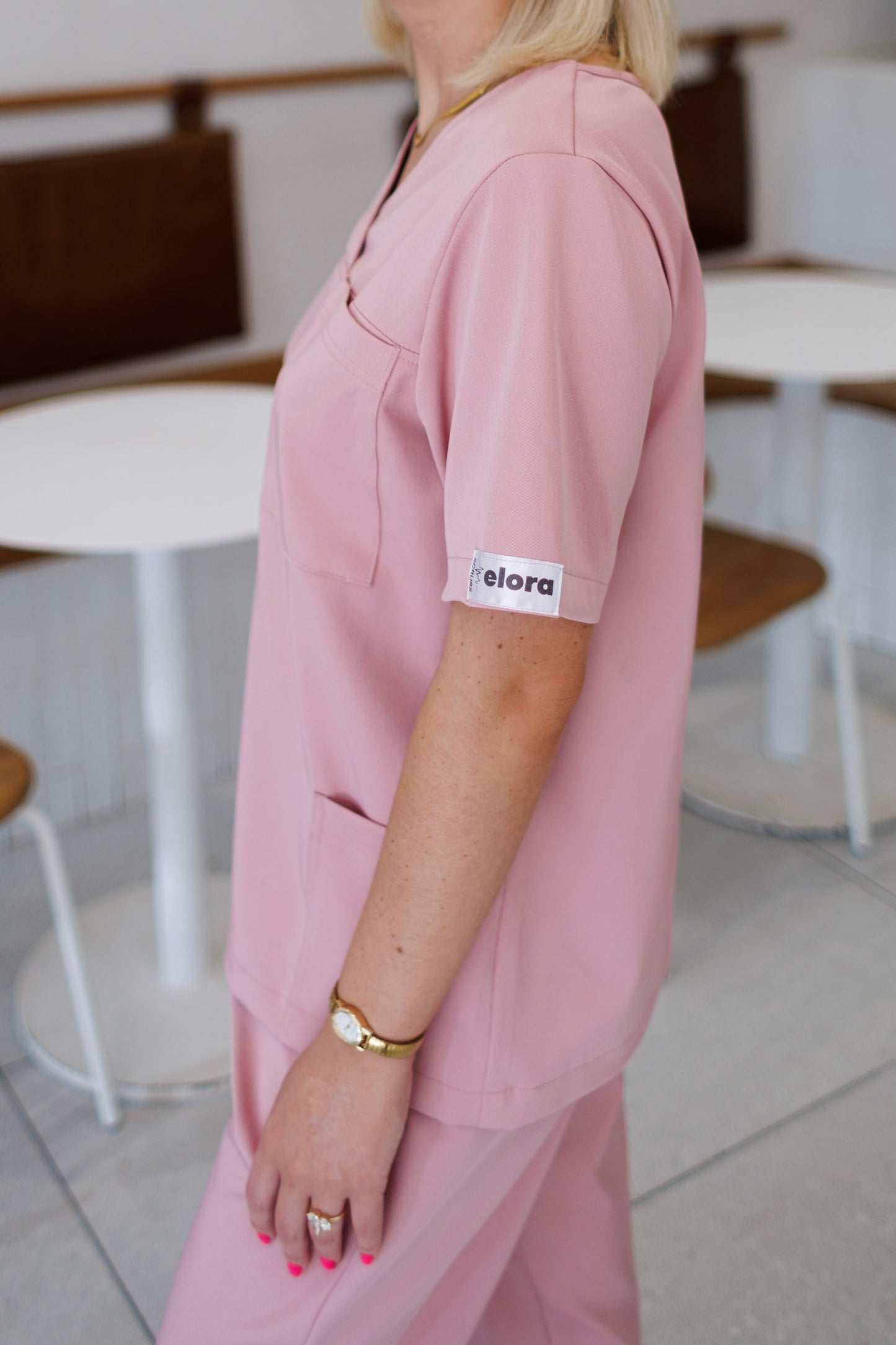 Scrub Top | Soft Rose